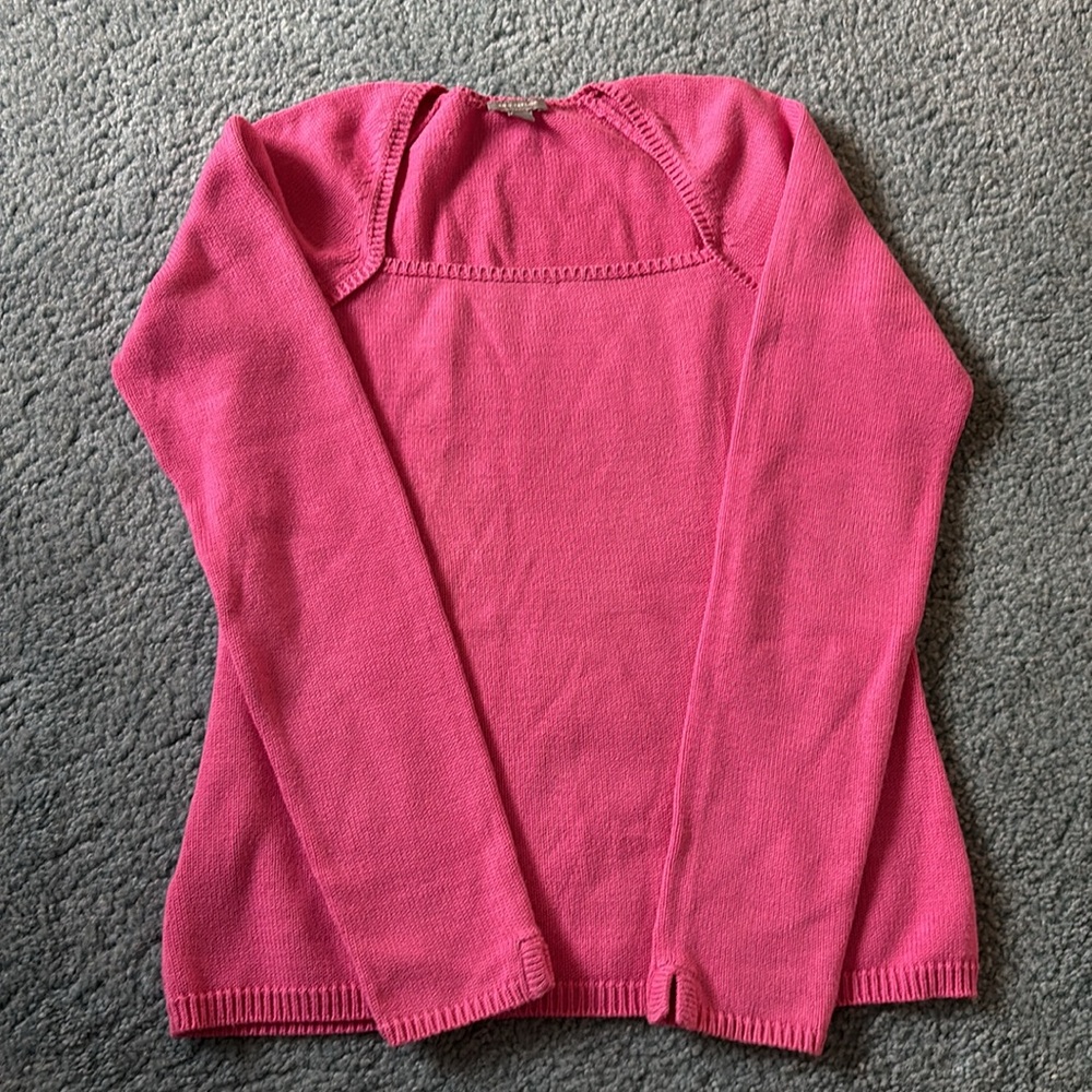 Two Ann Taylor long sleeved knit all cotton tops/ sweaters. Small. Worn once.